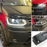 T5 To T5.1 SWAMPER Premium Facelift Kit textured satin black bumper (Light Bar Headlights)