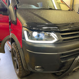T5 To T5.1 SWAMPER Premium Facelift Kit textured satin black bumper (Light Bar Headlights)