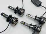 VW T5.1 DRL headlights with dynamic side indicators and full led headlight bulbs