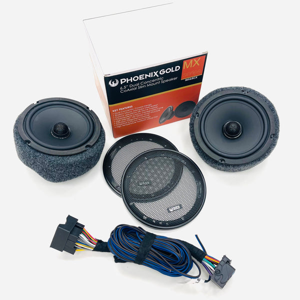 Caddy MK3 1115 Rear speaker kit with custom made speaker pods plug an