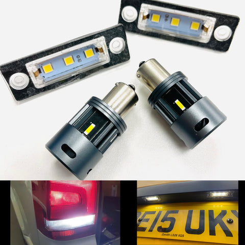 VW T5 / T5.1 Led reversing bulbs & LED license plate units