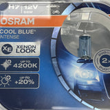 T6 LED DRL Headlights V3 Black Edition (Osram Blue intense bulbs H7 & H1)