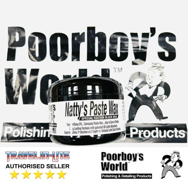 Poorboy's World nattys wax black paste wax – Travelin-Lite