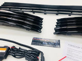 T6 Lower Grille & Light Bar Drl Kit Painted Gloss Black 15 Onwards NEW