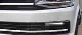 T6 Transporter Front Bumper Primed & Gloss Black DRL Kit Transporter 15 On