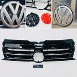 T5.1 Sportline Grille Gloss Black With Front & Rear Matte Black Badges 10-15