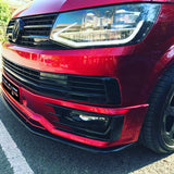 T6 Sportline Lower Spoiler, Gloss Black Splitter, Grilles, Twin Rear Spoiler