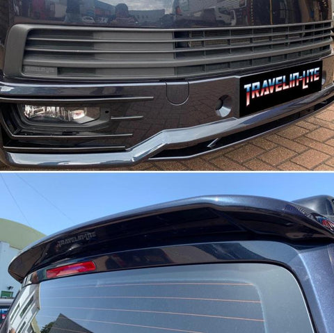 T6 Sportline Lower Spoiler & Tailgate Spoiler