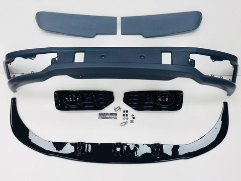 T5.1 Sportline Lower Spoiler, Gloss Black Splitter, Twin Rear Spoiler