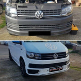 T6 Front & Rear Primed Bumpers Lower Spoiler Gloss Black Grilles Tailgate 15