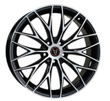 WOLFRACE WOLFSBURG 20” WHEEL & TYRE PACKAGE (BLACK POLISHED)
