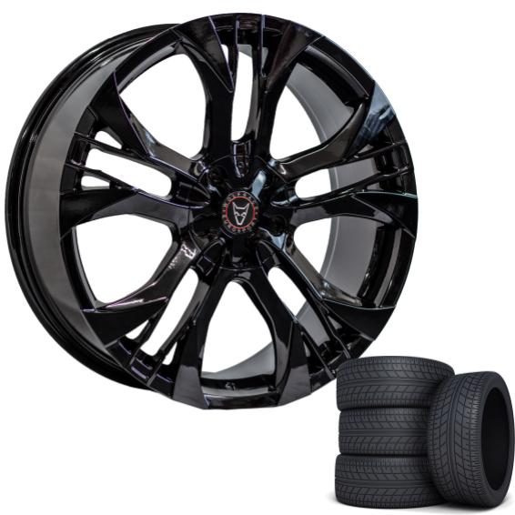 Wolfrace Eurosport Assassin GT2 20" Wheels & Tyres. Gloss black