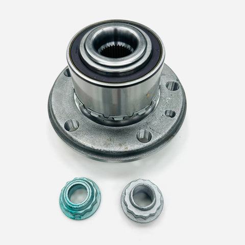 Pair X2 Front/Rear Wheel Hub & Bearing Kits For VW Transporter T5 (2003-2015) - Includes ABS Sensor, Seals & Nuts
