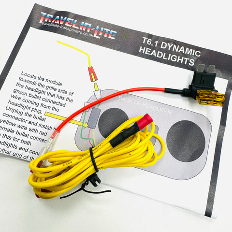 T5 / T5.1 / T6 To T6.1 Wiring Kit To Activate Sidelight (For T6.1 DRL Projector Headlights Only)
