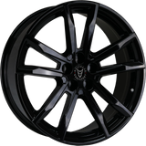 Wolfrace Eurosport Dortmund 18" Wheels & Tyres .  Gloss black