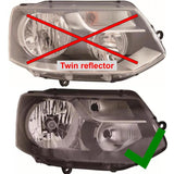 T5.1 Headlights + Upgrade Bulbs & Headlight Harness