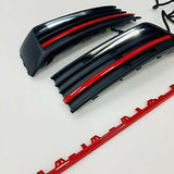 T6 DRL Kit With Red Styling Trim 3pcs For Lower Grilles Transporter 2015 Onwards