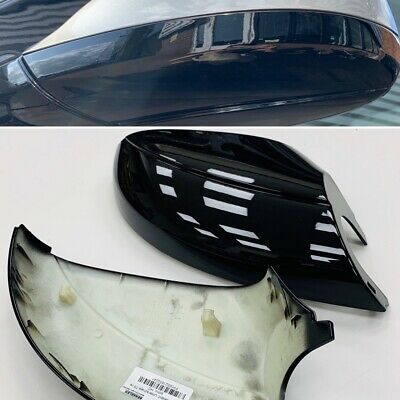 T5.1 T6 T6.1 Gloss Black Mirror Covers Pair Underneath Mirror Cover Transporter 10 onwards