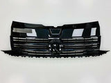 T6 Front & Rear Smooth Primed Bumpers & Gloss Black Grille 15 Onwards NEW
