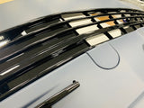 T6 Front & Rear Bumper Lower Spoiler Gloss Black Grilles DRL Led Fog