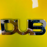 Dub Edition Badge - Chrome