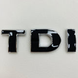 TDI Badge - Black & Chrome Edge