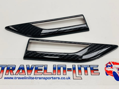 T6 Transporter Side Repeater Cover Carbon Fibre Pair 15 Onwards New