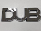 Dub Edition Badge - Chrome