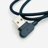 90 Degree USB To Type C Data Cable 0.5m (reversed usb design)