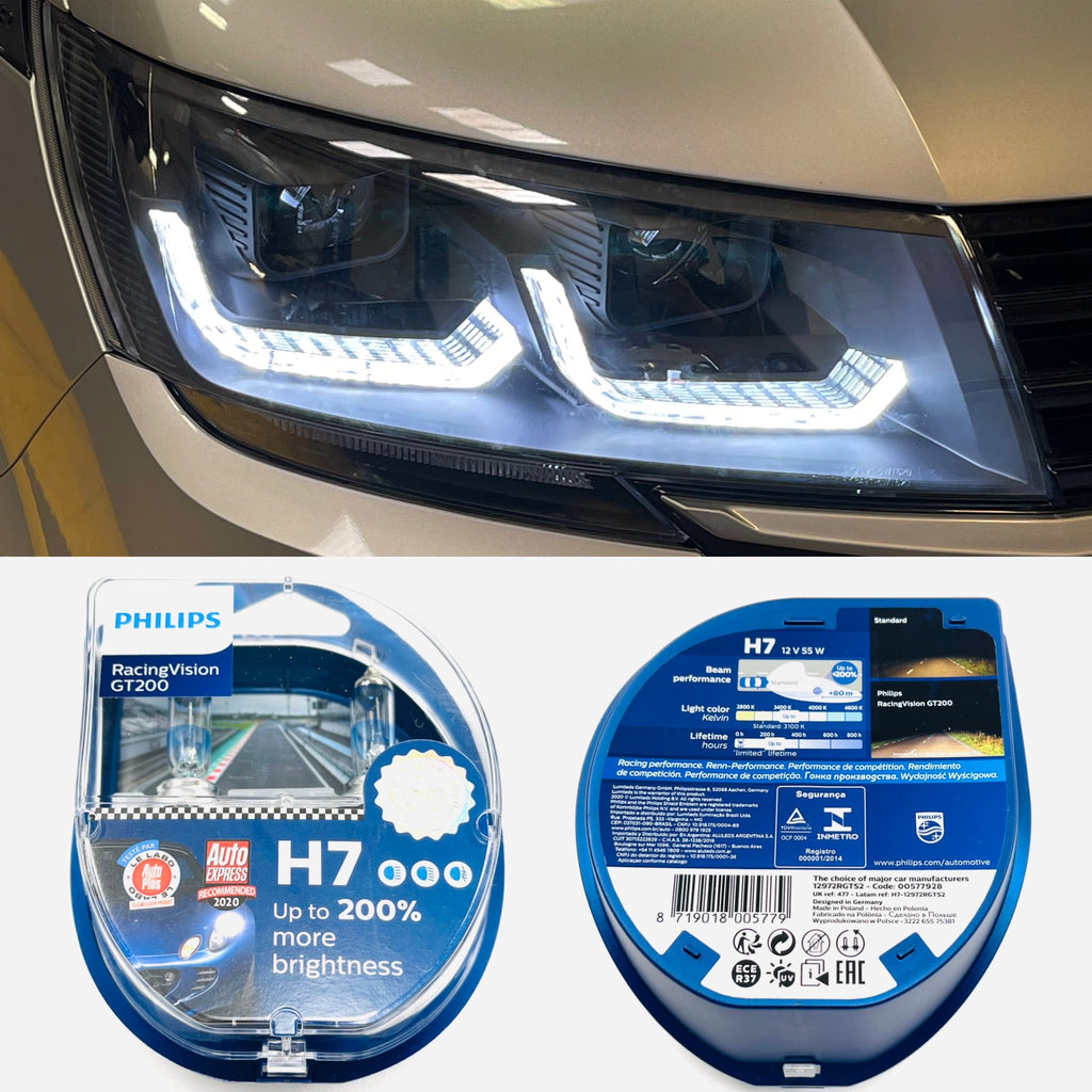 T6.1 LED DRL Headlights Black Edition (With Philips Racing vision bulb ...