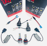 T6 LED headlight bulb package (H11 & H1) for use with aftermarket DRL headlights only