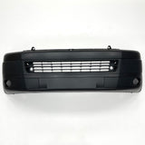T5.1 satin black commercial front bumper with inserts