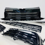 T6 Badgeless grille & light bar drl kit (Gloss Black)