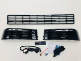 T6 Badgeless grille & light bar drl kit (Gloss Black)