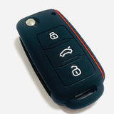 Key fob silicone rubber case for various vw key fobs
