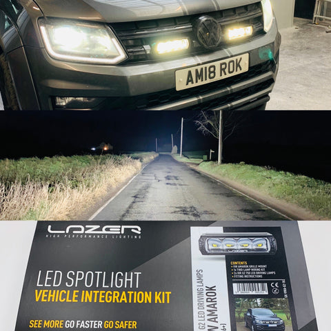 Amarok V6 2016 + Lazer Triple R 750 GEN 2 High performance LED spotlights