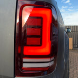 Amarok full LED rear lights with dynamic indicator RED / TINTED