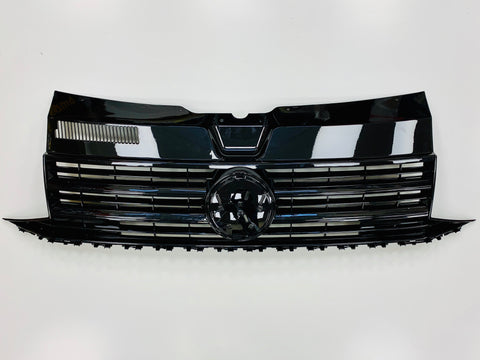 T6 Front Grille Gloss Black Edition ABS
