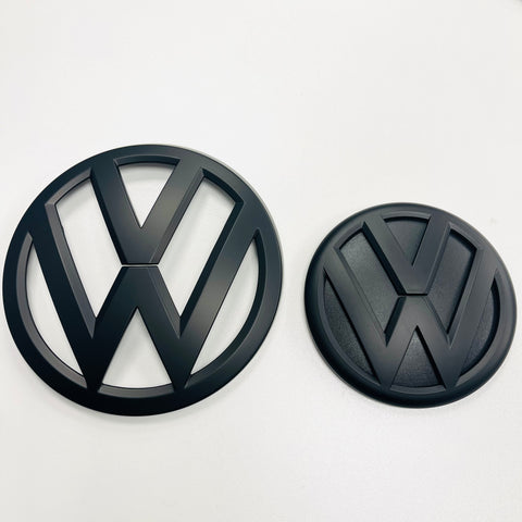 VW T6 / T6.1 badges front & rear matte black