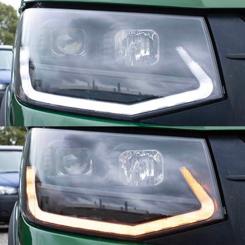 T6 LED DRL Headlights V3 Black Edition (standard bulbs)