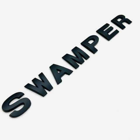 SWAMPER Badge Matte Black
