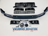 VW T6 Sportline Lower Spoiler & Gloss Black Upper + Lower Grilles, Badges NEW